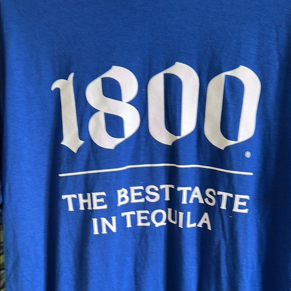 Blue 1800 Tequila Graphic T-Shirt